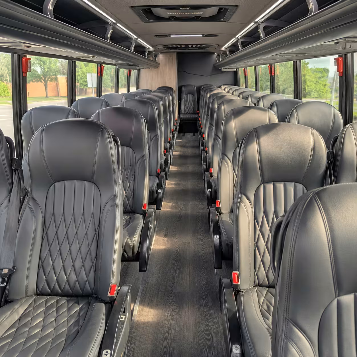 35 passenger minibus interior